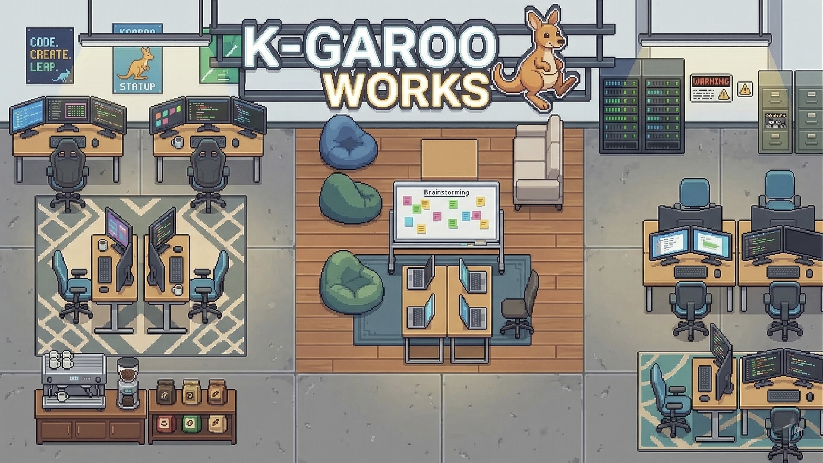 K-garoo Works office background